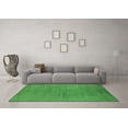 thumbnail image 3 of Ahgly Company Indoor Square Oriental Green Industrial Area Rugs, 5' Square, 3 of 4