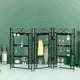 thumbnail image 3 of 72-Hole White Fashionable Folding Screen Jewelry Rack Jewelry Storage Earrings Rack Jewelry Display, 3 of 5