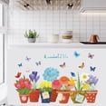 thumbnail image 7 of pdqouc Kids Bedroom Locker Stuff Flower Sticker Teen Girls In Middle School Acrylic Stickers Removable Wall Sticker DIY Green Plants Decals for Living Room Bedroom, 7 of 7
