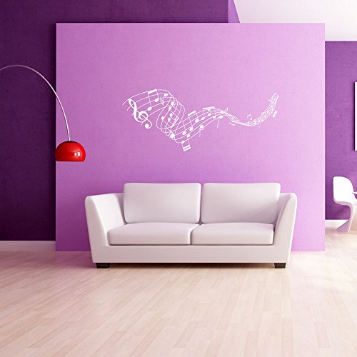 Treble Clef Music Notes Decal Wall decals Music Quote Vinyl Wall Decal Quote Vinyl Stickers Art Home Decor SM17