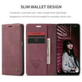 thumbnail image 3 of Samsung Galaxy A72 5G Wallet Case, Galaxy A72 Case, Dteck Lightweight Soft PU Leather Magnetic Folio Flip Case Built-in Credit Card/Money Slots for Samsung Galaxy A72 5G/4G, Winered, 3 of 11