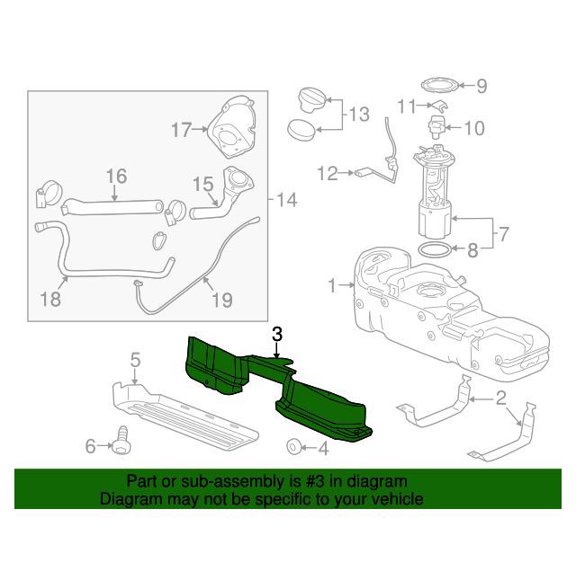 GM 23247457 Shield-F/Tnk