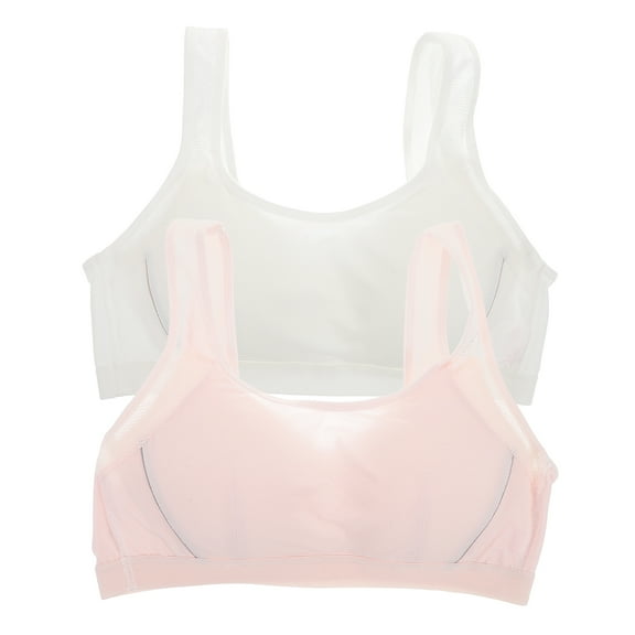 WORGEOUS 2 Pcs Sports Bra Casual Wear Cotton Junior High School Student