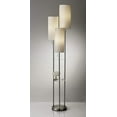 thumbnail image 6 of Adesso Trio Satin Steel Floor Lamp - 1-Light Brushed Steel Nickel Satin, 6 of 7