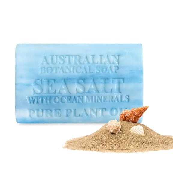 Australian Botanical Bar Soap, Sea Salt 6.6 Oz..