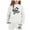 White, variant on Toddler Girls Outfit Sets Cuhk Long Sleeve City Place Name Hoodie Top Hoodie Pants Set,2-13Y