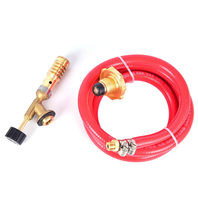 Mapp Gas Plumbing Turbo Torch With Hose Solder Propane Welding KitXNN$ 