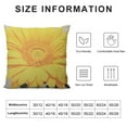 thumbnail image 5 of HENGT  Throw Pillow Cover Yellow Flower Sunflower Background - Soft Pillow Case for Decorative Bedroom/Livingroom/Sofa/Farm House - Couch Pillow Cushion Covers, 5 of 5