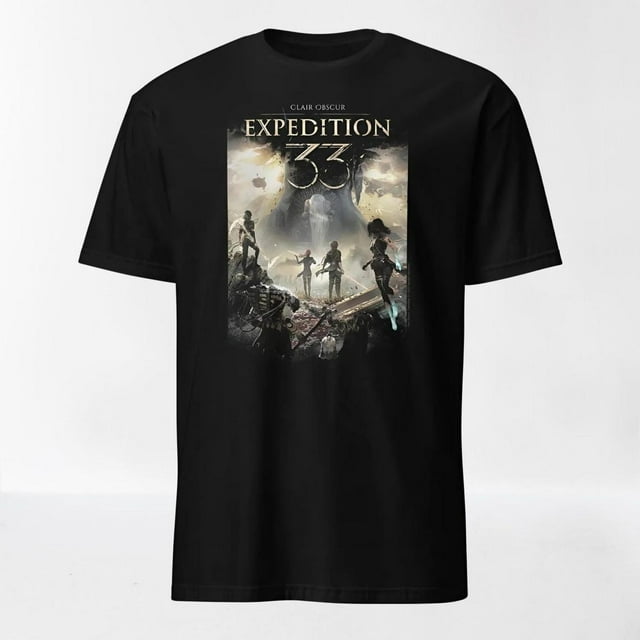 FREZO INTERNATIONAL Clair Obscur Expedition 33 Vintage Retro Fantasy Video Game Unisex Tee