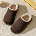 thumbnail image 6 of Drecage Kids Slippers Boys Girls Fuzzy House Slippers Soft Warm Bedroom Shoes, 6 of 7