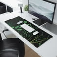 thumbnail image 2 of Stylish Large Mouse Pad - Extended Gaming Mousepad with Black Flower Design, 31.5 x 11.8 Inch - Ideal Desk Decor & Office Supplies - Great for Laptops & Keyboards, 2 of 7