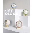 thumbnail image 4 of Relojes De Mesa Pequeños, Reloj Despertador De Mesa Clásico Que No Hace tictac con Luz De Fondo, Reloj De Astronauta De Escritorio Que Funciona con Pilas con Vidrio HD para Sala De, 4 of 5