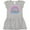 AC-Heather Grey, variant on Inktastic Its My First Day of Kindergarten Girls Toddler Dress