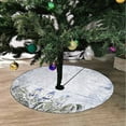 thumbnail image 2 of FMSHPON Christmas BorderSnowmans Xmas Christmas Tree Skirt Stand Mat for Holiday Party Decoration Indoor Outdoor 48 inches, 2 of 3