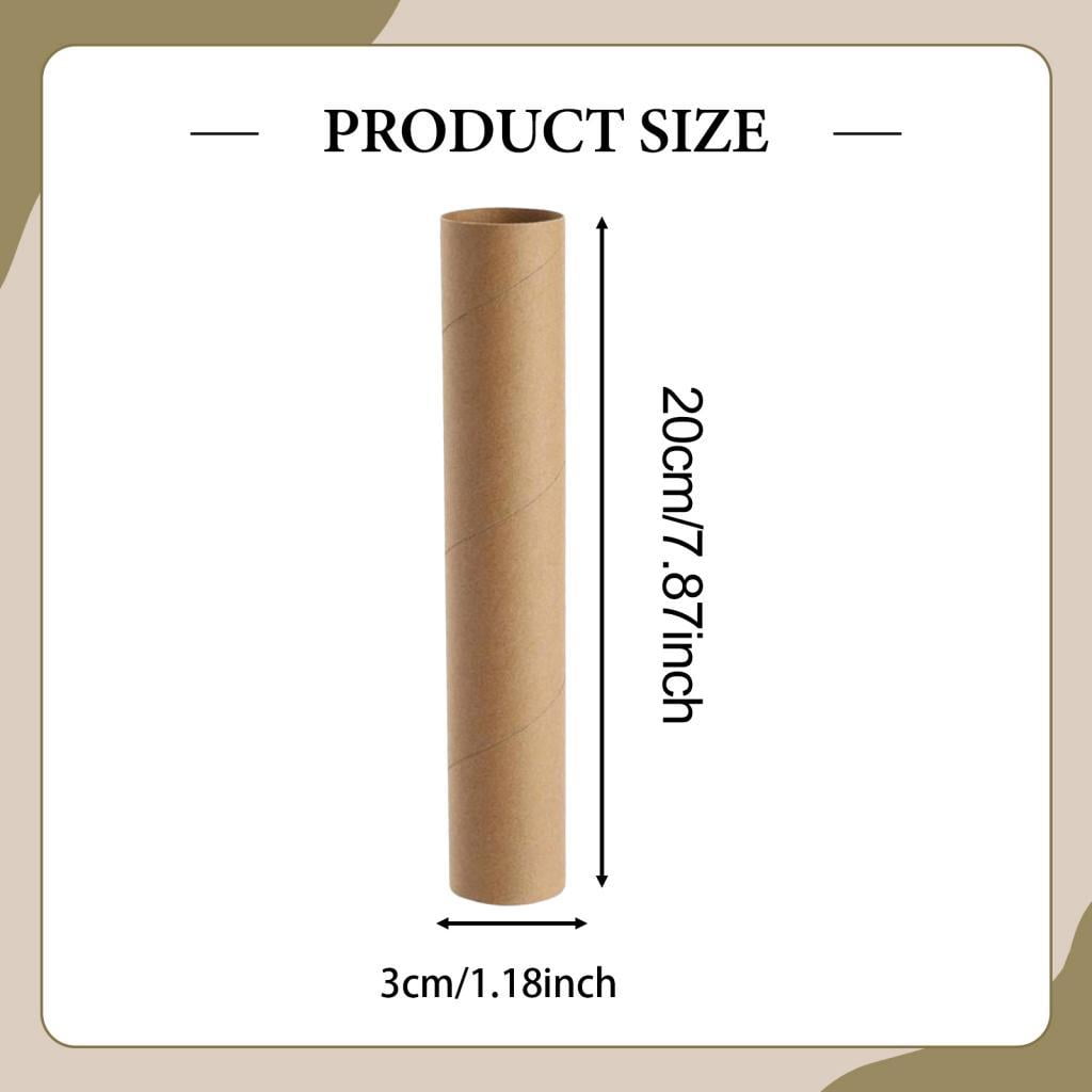 12 Pcs Cardboard Tubes Paper Towel Tubes Craft Rolls Durable Kraft Paper for School Art and Group Projects