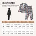 thumbnail image 4 of Picia Colorful Alpaca Pattern Women’s Long-Sleeve Sleepwear Set - Soft 2-Piece Loungewear with Pockets, Comfy PJs for Relaxing Nights-Large, 4 of 7
