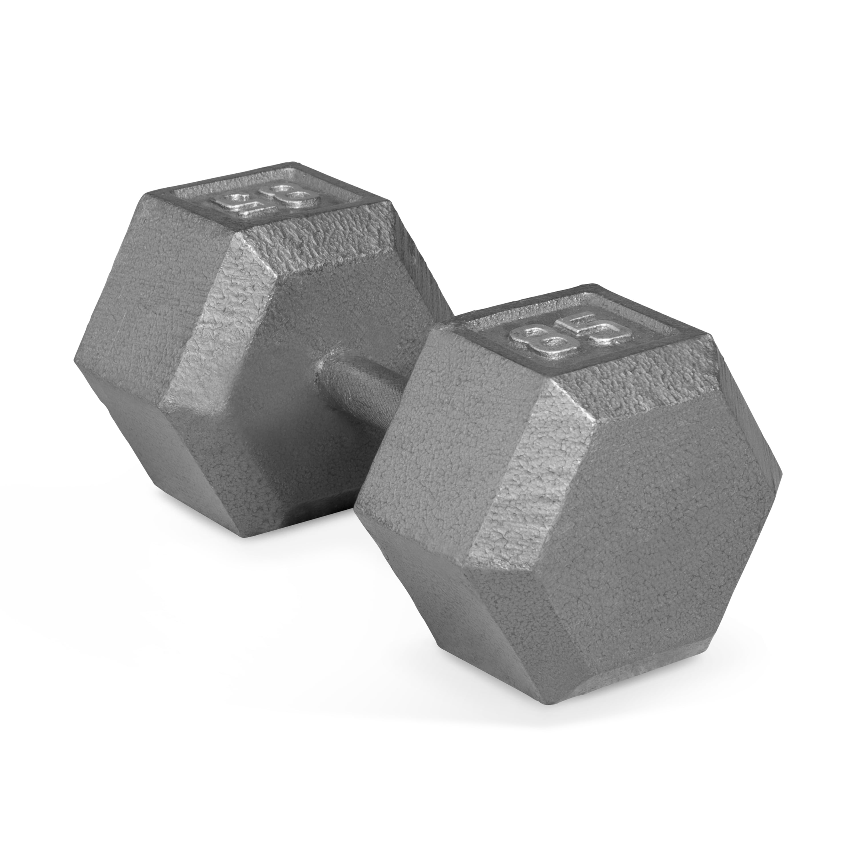 DROP SHIP SDPP-020 - CAP Barbell PVC Coated Hex Dumbbell Weights Black 10 pound Pair Inc