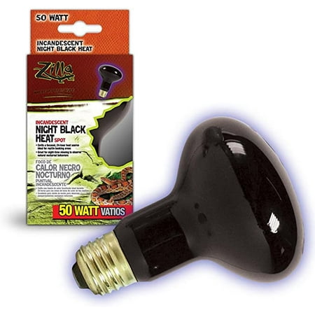 NIGHT BLACK HEAT INCANDESCENT SPOT BULBS, 50W