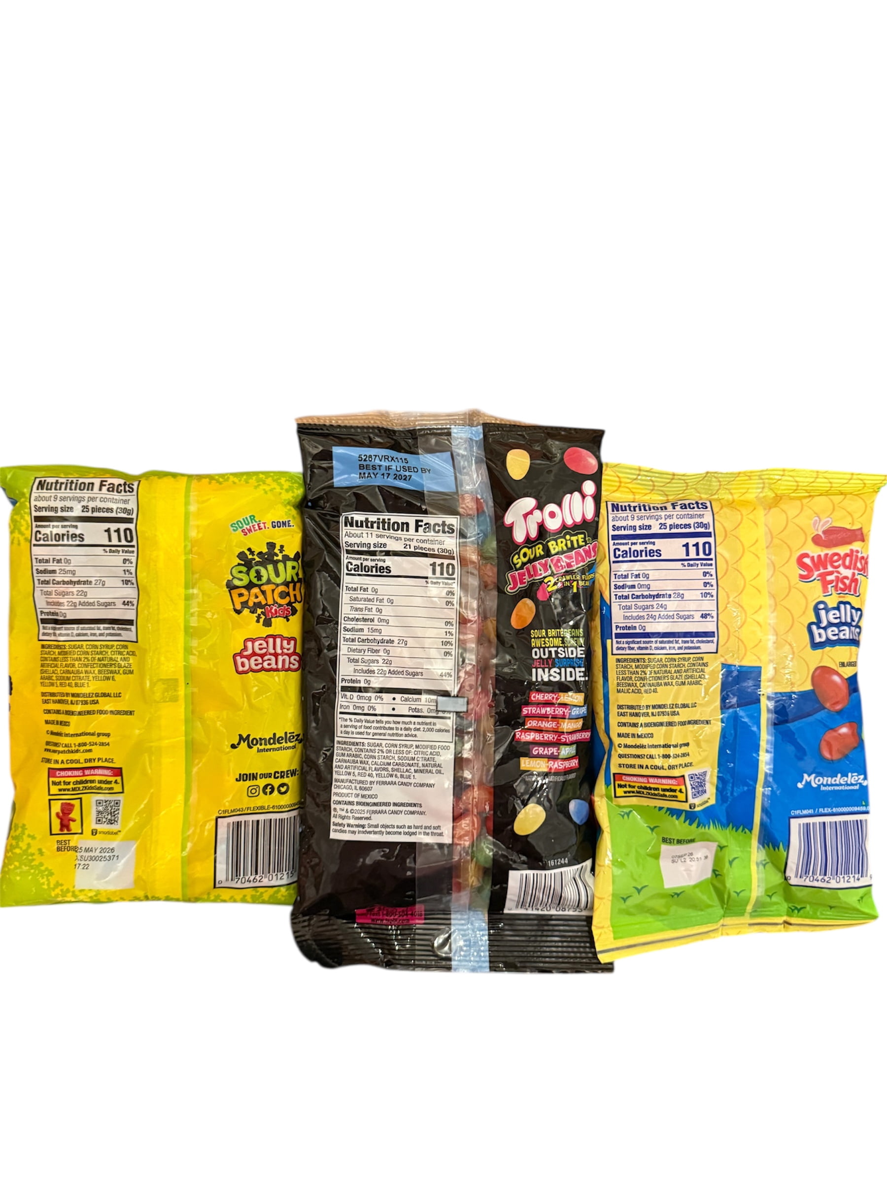 jelly beans limited time bundle: sweedish fish, trolli, sour patch kids