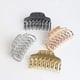 thumbnail image 5 of Pinza para el cabello de aleación retro para niñas (plata brillante), pinza para el cabello punk grande, pinza para el cabello con garra para mujer, accesorios de baño para cabello grueso, 5 of 5
