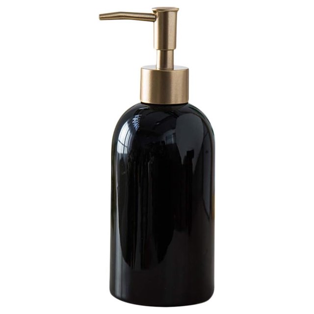 Dispensador de jabón de estilo Simple, botella de emulsión de cerámica recargable, dispensador de jabón orgánico líquido