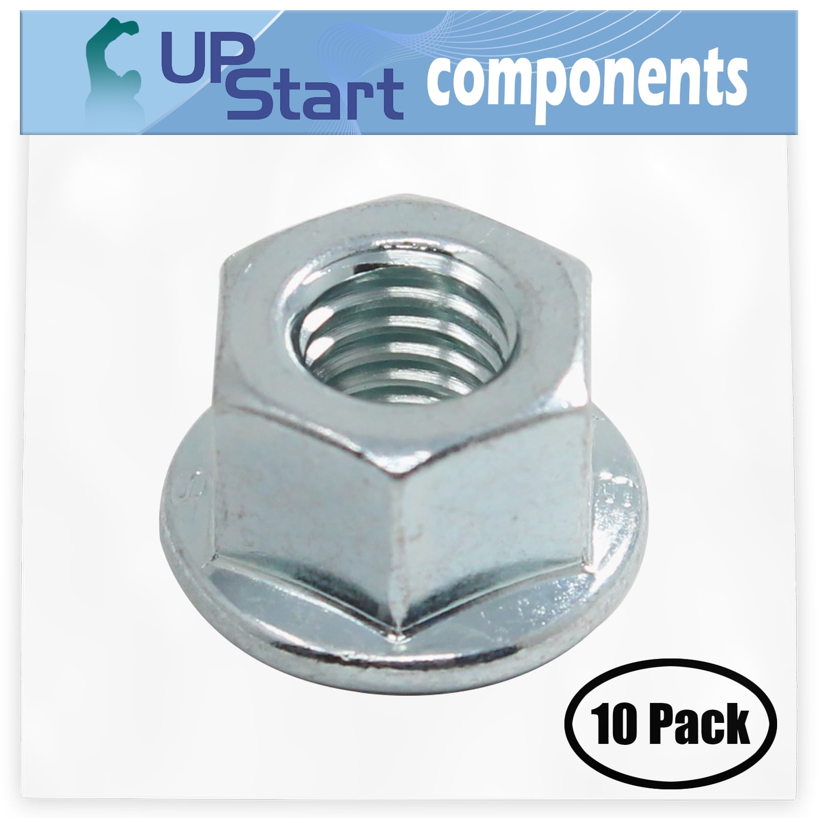 M4-0.70mm Metric flange nuts serrated Stainless steel 18-8 A-2 100 pcs