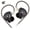 Black No Mic, variant on KZ EDX PRO X Wired Earbuds HiFi Stereo Deep Bass Detachable Cable Noise Isolating In-Ear Headphones with Microphone for Gaming Sport Music