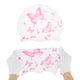 thumbnail image 5 of Gorro de Natación Impermeable con Patrón de Hojas de Vides de Mariposa Blanco 1 Pc, 5 of 6