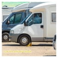 thumbnail image 2 of Car Tyre Slip Stopper Anti Slip Yellow Triangular Wheel Stopper Portable Car Ramps With Grooves RV Accessories Tire Support Pad ,Easy Operate, 2 of 6