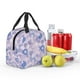 thumbnail image 5 of Easygdp Winter With Snowflakes Bolsa Térmica Premium - Tela Oxford Impermeable, Gran Capacidad, Bolsillo Frontal, Unisex para Trabajo, Escuela, Actividades al Aire Libre y Picnics, 5 of 8