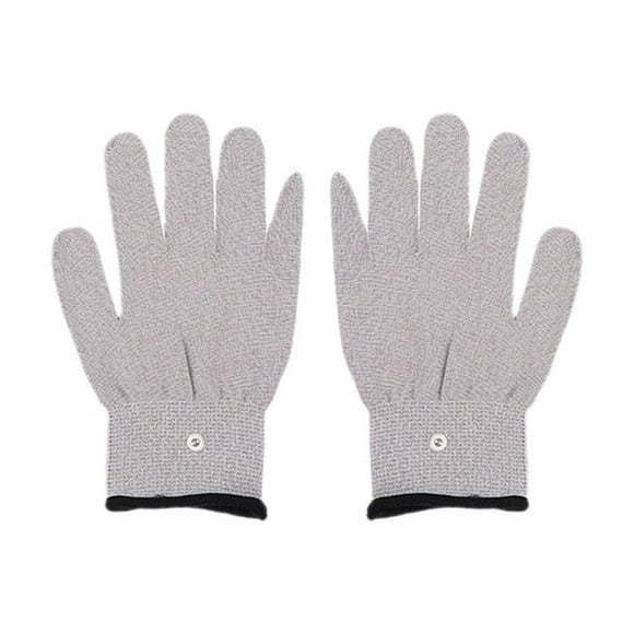 Wbxfbo HFINGAQEX 1 Pair Electrode Gloves For Tens Machine Conductive Gloves Electrode Massage Wire Therapy Massage Hand Lead Electrotherapy Mitts