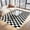 Black/White, variant on Musicwaker Pink and White Checkered Printed Rug, Short Plush Printed Carpet, Soft Indoor Decor Rug for Bedroom, Living Room, Office, Home Decor, 5x8ft