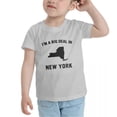 thumbnail image 3 of I'm A Big Deal in New York Cute Toddler T Shirts for Boys Girls (Gray, Youth M), 3 of 5