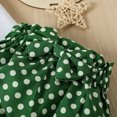 thumbnail image 5 of 3PCS Newborn Infant Baby Girls Christmas Clothes Long Sleeves Ruffle Top Clothes Set Deer Print Pants Outfits, 5 of 10