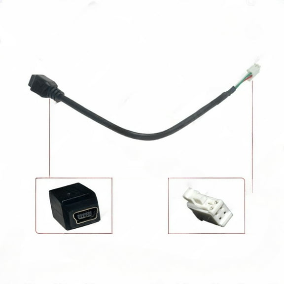 2025-20 mini usb to 4pin android navigation usb cable for nissan.ford.chevrolet with aux audio video adapter