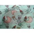 thumbnail image 4 of oneOone Cotton Silk Baby Blue Fabric Baby Feeder|Moon & Cartoon Sheep Kids Sewing Material Print Fabric By The Yard 42 Inch Wide, 4 of 4
