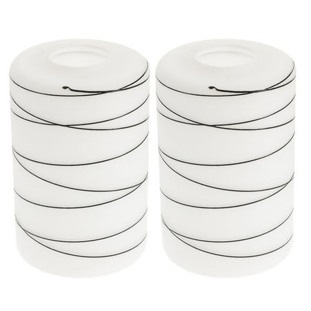 

2pcs Cylinder Light Fixture Globe Covers Pendant Replacement Lampshades E27 Light Accessories