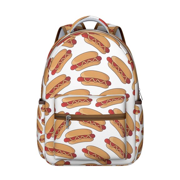 Stylish Hamburg Print Backpack - Everyday Carry Bag for Students & Professionals, Multiple Pockets & Comfortable Straps for School Work