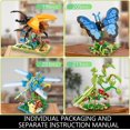 thumbnail image 3 of ERDS-Ideas Insect Collection Building Set Compatible with Lego Insects Flowers Sets for Adult Butterfly Beetle Chinese Mantis Dragonfly for Boys Girls Gifts Bugs Building Toys for Nature Lover - 815P, 3 of 4