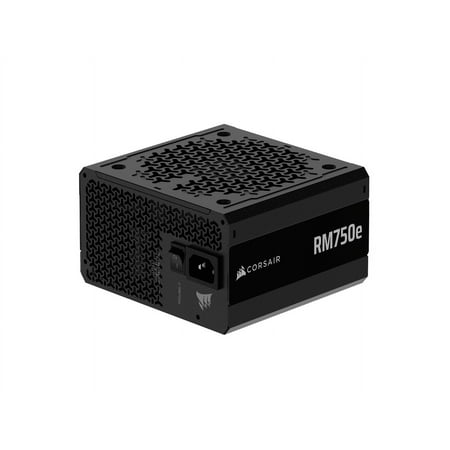 CORSAIR RM750e (2025) Fully Modular Low-Noise ATX Power Supply with 12V-2x6 Cable – ATX 3.1 & PCIe 5.1 Compliant, Cybenetics Gold Efficiency, 105°C-Rated Capacitors, Modern Standby Mode – Black