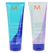 Moroccanoil Blonde Perfecting Purple Shampoo 6.7 oz & Blonde Perfecting Purple Conditioner 6 oz Combo Pack