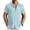 Baby Blue, variant on Men's Summer Shirts Short Sleeve Button Down Beach Wedding Shirt Casual Linen Shirt