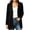 Black, variant on TGSLY Waffle Cardigan Coat for Women Lightweight Long Sleeve Solid Color Tops Relaxed Casual Fall Fation Outerwear with Pockets S