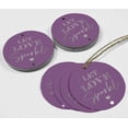 thumbnail image 4 of Inkdotpot Pack Of 50 Let Love Sparkle Wedding Favor Paper Tags Craft Real Silver Foil Hang Tags, 4 of 6