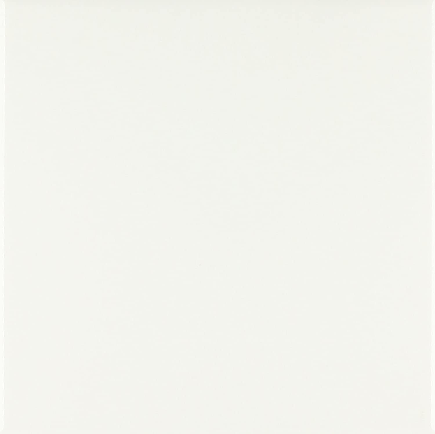 8-Inch 3dRose ct_159881_3 Pure White Bright Colorless Plain Simple One Single Solid White Color Ceramic Tile
