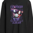 thumbnail image 3 of The Nightmare Before Christmas - Everybody Scream - Men's Long Sleeve T-Shirt, 3 of 5