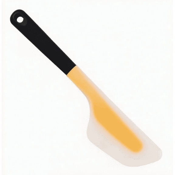 Silicone Omelette Spatula & Turner, Non-Stick Pancake Scraper Yellow