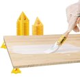 thumbnail image 1 of PEACNNG 50Pcs Pyramid Painting Stands Plastic Mini Cone Paint Stands Reusable Painting Triangle Stands Set High Strength Canvas Support Stands for Canvas Cabinet Doors Furniture, 1 of 8