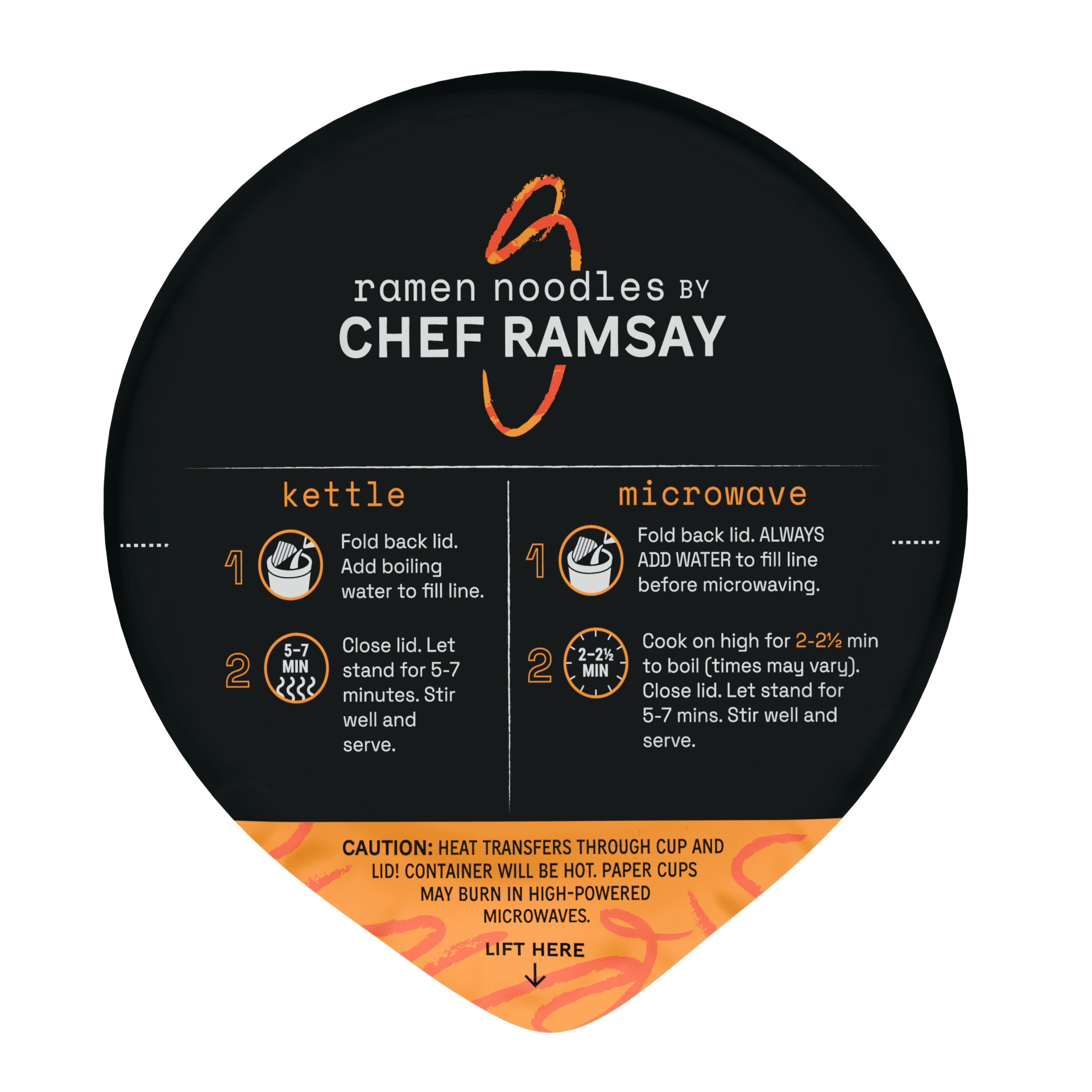 Black Garlic Beef Ramen Noodles by Chef Ramsay | Chef Woo High Protein Ramen Cups