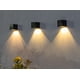 thumbnail image 4 of Luces de pared para exteriores para Patio, apliques de pared Led, accesorio de iluminación impermeable, paquete de 2 (luz cálida + luz de color) Rojo Verde, 4 of 5